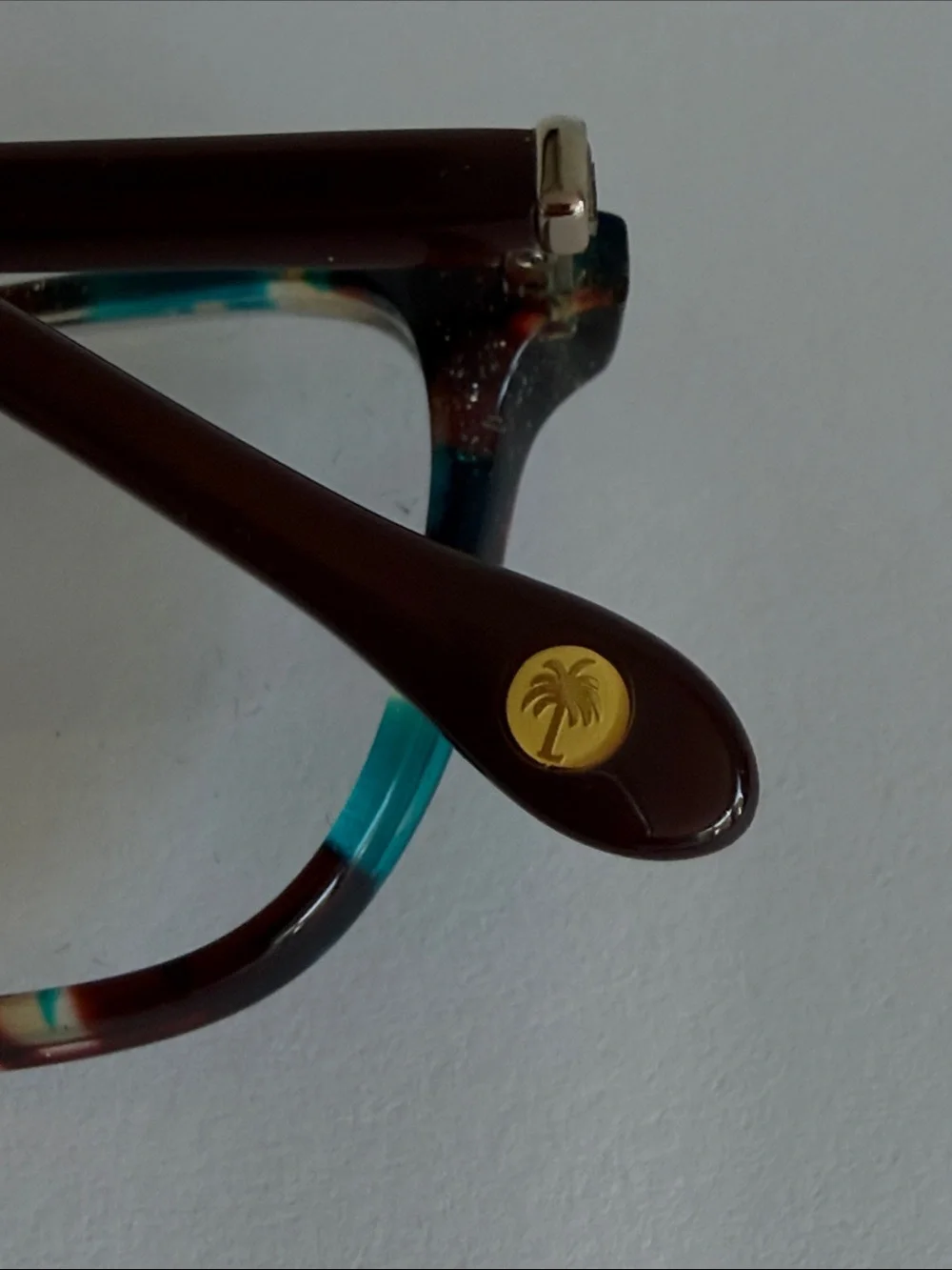 Lilly Pulitzer Prescription Eyeglasses Teal Tortoise Shell Frames + Case